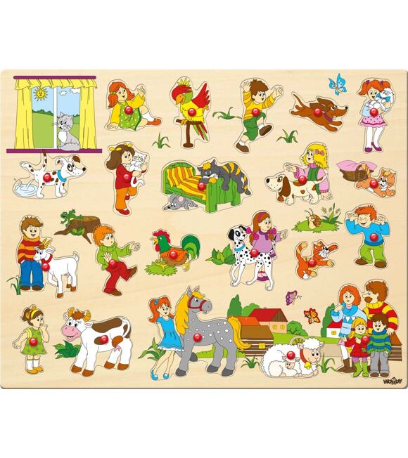 Große Puzzles mit Griffen Woody 102191912
