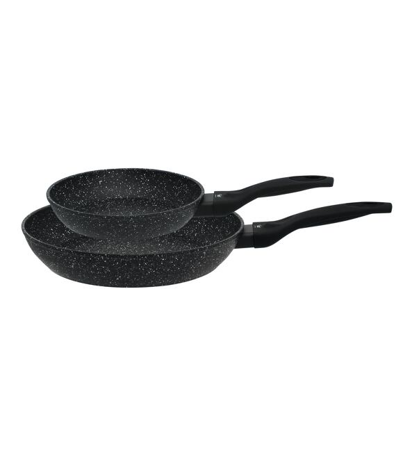 Granit Passion Bratpfannen-Set Ø 20 cm + 28 cm ELO 95002
