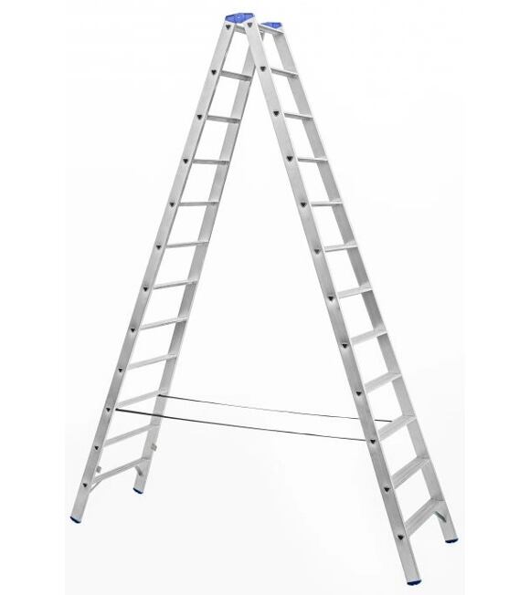 Profi 5512 Stehleiter 2x12 Sprossen, aus Aluminium VENBOS VEN.5512