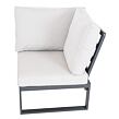 Rotterdam Eckgarnitur, Aluminium ROJAPLAST 1313