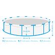 Florida Pool 3,05 × 0,91 m mit eingebautem Skimmer, Teak MARIMEX 10340284