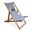 Klappbarer Strandstuhl, Akazie, grau NOELA 3450421
