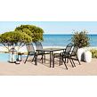 Gartenmöbel-Set aus Metall – Tisch Lana steel + 4x Stuhl Lana steel NOELA 345702314