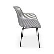 Garten-Essgruppe – Tisch Viking XL + 8x Sessel Gaby, grau NOELA 3457051181