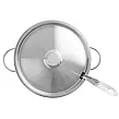 Suppenschüssel mit Deckel, Ø 26 cm, Edelstahl ORION 128609