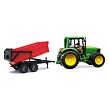 Landwirt - John Deere Traktor mit Schlepper Bruder 1072BRUD02057