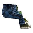 Blumenübertopf Jeans + Frösche und Schuhe 37 x 21 x 28 cm Prodex A00379