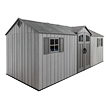 Snake Gartenhaus 610 x 241 x 243 cm, grau/braun LIFETIME 60351