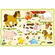 Puzzle auf der Platte „Kindermotive“, 12 Teile WOODY 102190252