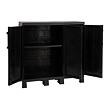 Garage Midi Trio Low Aufbewahrungsschrank, schwarz TOOMAX Z0218RAA04100