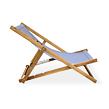 Klappbarer Strandstuhl, Akazie, grau NOELA 3450421