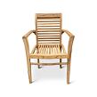 Stucking/New Stapelbarer Gartenstuhl, Teak, hellbraun NOELA 345745