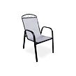 Lana steel ZWMC-31 Stapelbarer Gartenstuhl, Stahl, schwarz NOELA 34570234