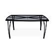 Lana steel ZWMT-24 Gartentisch, 150 × 90 cm, Stahl, schwarz NOELA 34570231