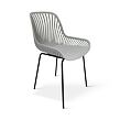 Garten Essmöbel - Tisch Viking M + 4x Stuhl Gaby, grau NOELA 34570497Z