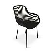 Garten-Essgruppe – Tisch Viking XL + 8x Sessel Gaby, schwarz NOELA 3457051182
