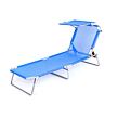 Strandliege  mit Baldachin, Stahl, blau HAPPY GREEN 50F1006B