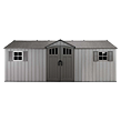 Snake Gartenhaus 610 x 241 x 243 cm, grau/braun LIFETIME 60351