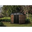 Pent Signature Horizontal Gartenhaus 9x7, 279 x 226 x 216 cm, braun KETER 259818