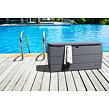 SET Tribeca F-TR062W Whirlpool 850 l MSPA + ProSpa Vac Pool-Bodensauger + Durabox Gartenbox 270 l