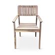 Lucy Premium Gartenstapelstuhl, Akazie, grau NOELA 34521123