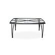 Lana steel ZWMT-24 Gartentisch, 150 × 90 cm, Stahl, schwarz NOELA 34570231