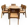 Lucy I. Garten-Holzset 1+6, Akazie NOELA 34521116