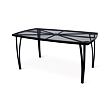 Gartenmöbel-Set aus Metall – Tisch Lana steel + 4x Stuhl Lana steel NOELA 345702314
