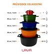 Topf Ø 20 cm, 2,6 l, gusseisen, schwarz LAVA METAL LVYTC20K2B