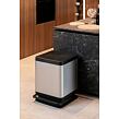 Tokyo Mülleimer 60 l, Schwarz/Aluminium DEA HOME Z0461RAA10400