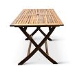 Mandy Klappbarer Gartentisch, 120 x 70 cm, Akazie, braun NOELA 3450404