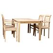 Gartenmöbel aus Holz – Tisch Garden I. + 4x Stuhl Stucking, Teak NOELA 3459175