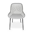 Garten Essmöbel - Tisch Viking M + 4x Stuhl Gaby, grau NOELA 34570497Z