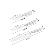 Precision Set aus 3 Edelstahlmessern TEFAL K289S334