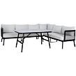 Edinburgh Tisch 140 x 80 cm, Aluminium ROJAPLAST 614275-T