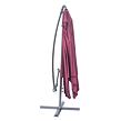 Seitenmarktschirm 270 × 270 cm, bordeaux ROJAPLAST 601/3