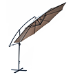 Seiten-Sonnenschirm ø 350 cm, beige ROJAPLAST 601/4