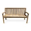 Kingsbury Gartenbank, 150 cm, Teak, hellbraun NOELA 3459355