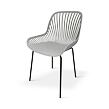 Garten Essmöbel - Tisch Viking M + 4x Stuhl Gaby, grau NOELA 34570497Z