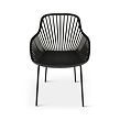 Garten-Essgruppe – Tisch Viking M + 4x Sessel Gaby, schwarz NOELA 34570498