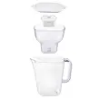Carbo Wasserfilterkanne, 3 l, Kunststoff, weiß ORION 156019