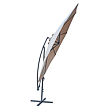 Seiten-Sonnenschirm ø 350 cm, beige ROJAPLAST 601/4