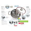 Excellent Kochtopf-Set 5-teilig, Edelstahl ELO 72906