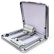 Lion Garten-Picknick-Set 1+4, Stahl/Aluminium/MDF, weiß NOELA 345187