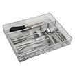 Besteckkasten, 6 Fächer, 37 x 30,5 x 5,5 cm, Metall KESPER 90183
