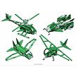 Hubschrauber-Set, 515 Teile, 40 Modelle Merkur 10993376