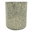 Kerzenglas silber mittelgroß 10 x 10 cm Prodex X68100860