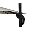 Cantilever Seitenmarktschirm 270 × 270 cm, grau ROJAPLAST 607/82