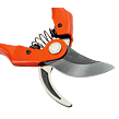 Gartenschere mit gepresstem Metallgriff BAHCO P126-22-F