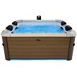 SET Oslo Amber Whirlpool 850 l MSPA F-AM063W + ProSpa Vac Pool-Bodensauger + Durabox Gartenbox 270 l